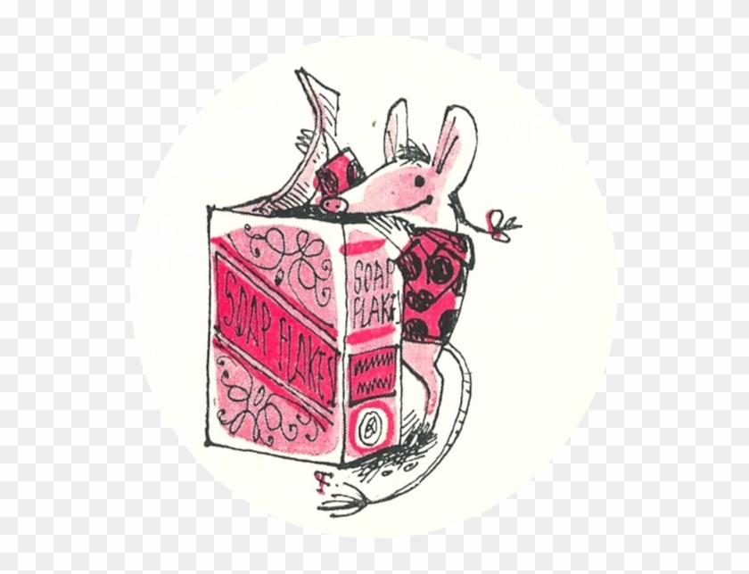 Noggin And The Moon Mouse Soap Flakes - Illustration Clipart