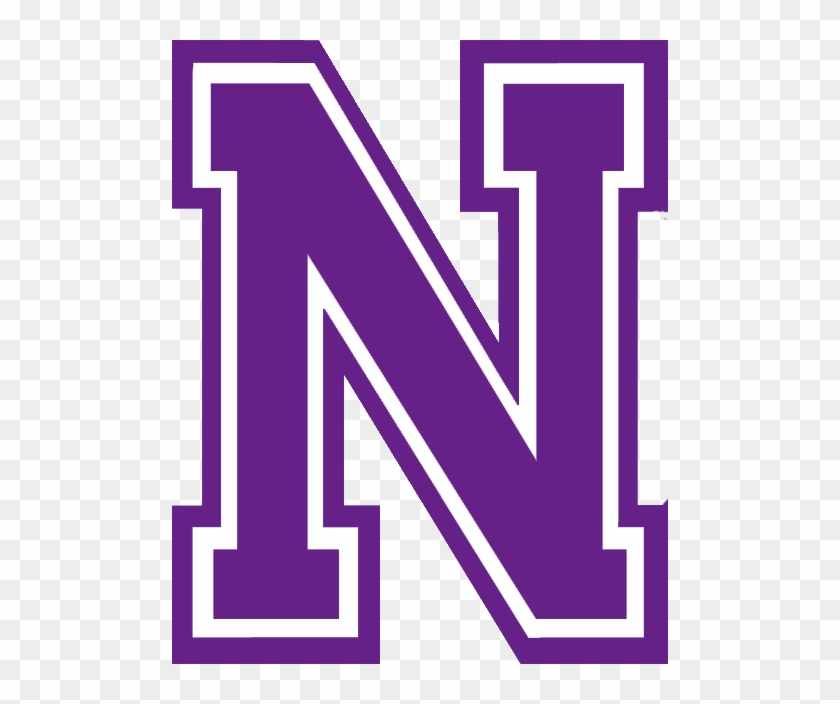 Northwestern University Wildcats - Blue Varsity Letter H Clipart #4190758