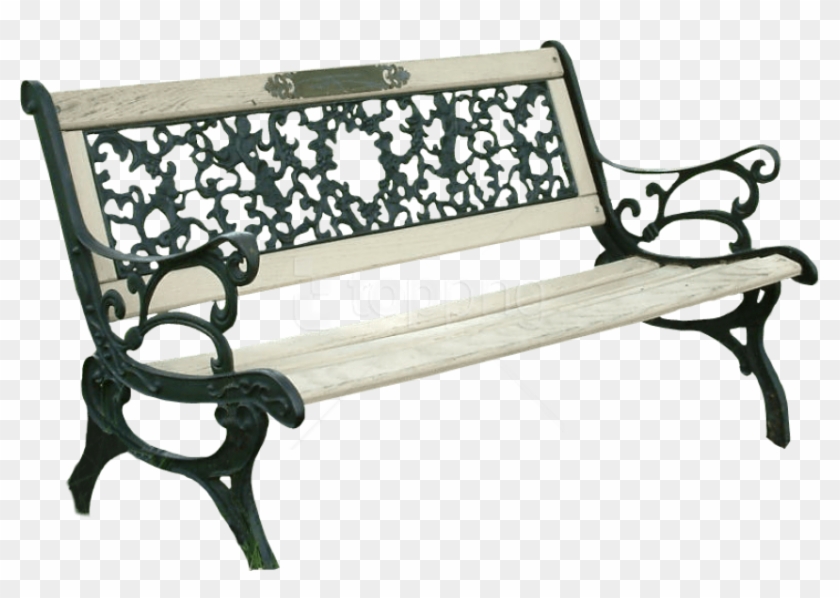 Free Png Park Bench Png Png Image With Transparent - Bench In Park Png Clipart #4193291