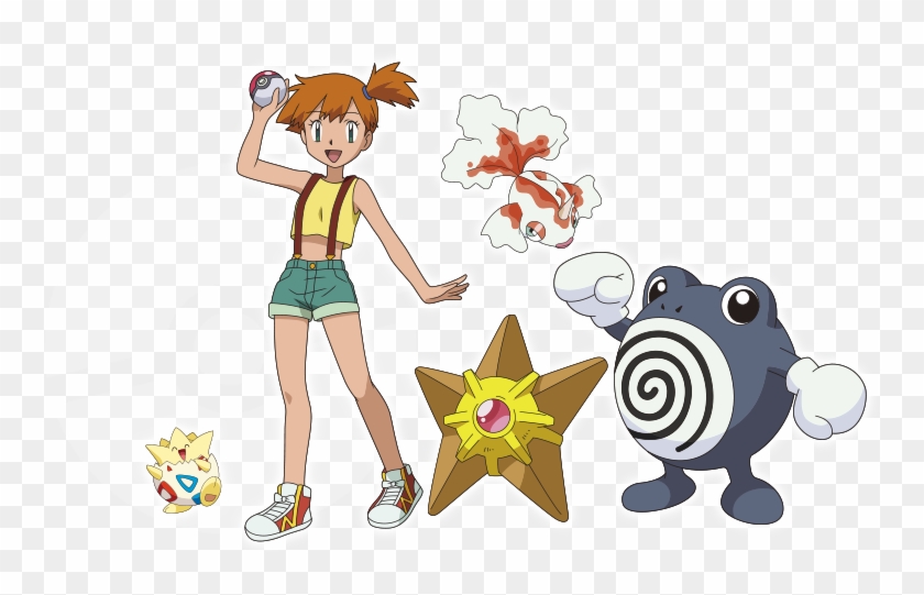 Goldeen - Staryu - Togepi - Poliwhirl - Pokemon Poliwhirl Clipart #4193529