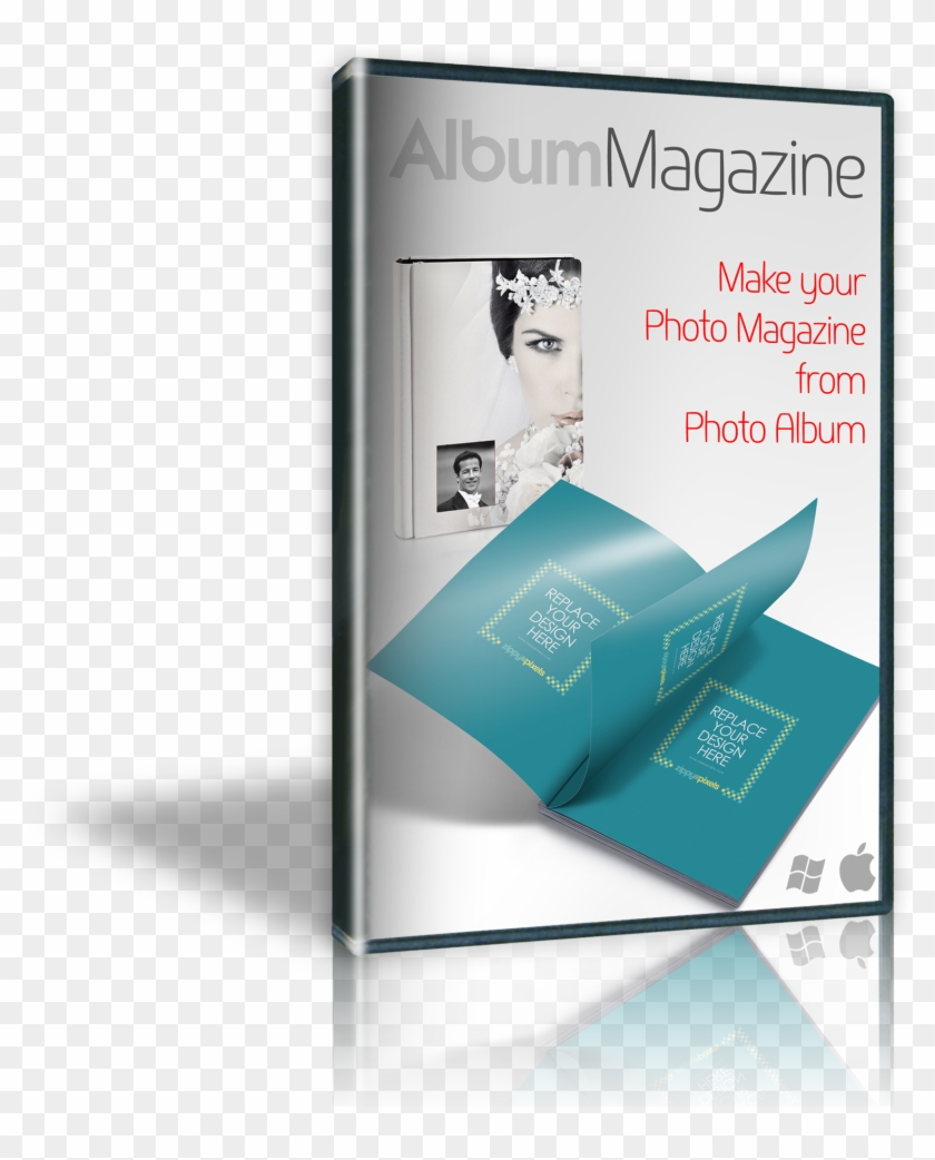 Albummagazine Mac [download] - Book Psd Clipart #4193534