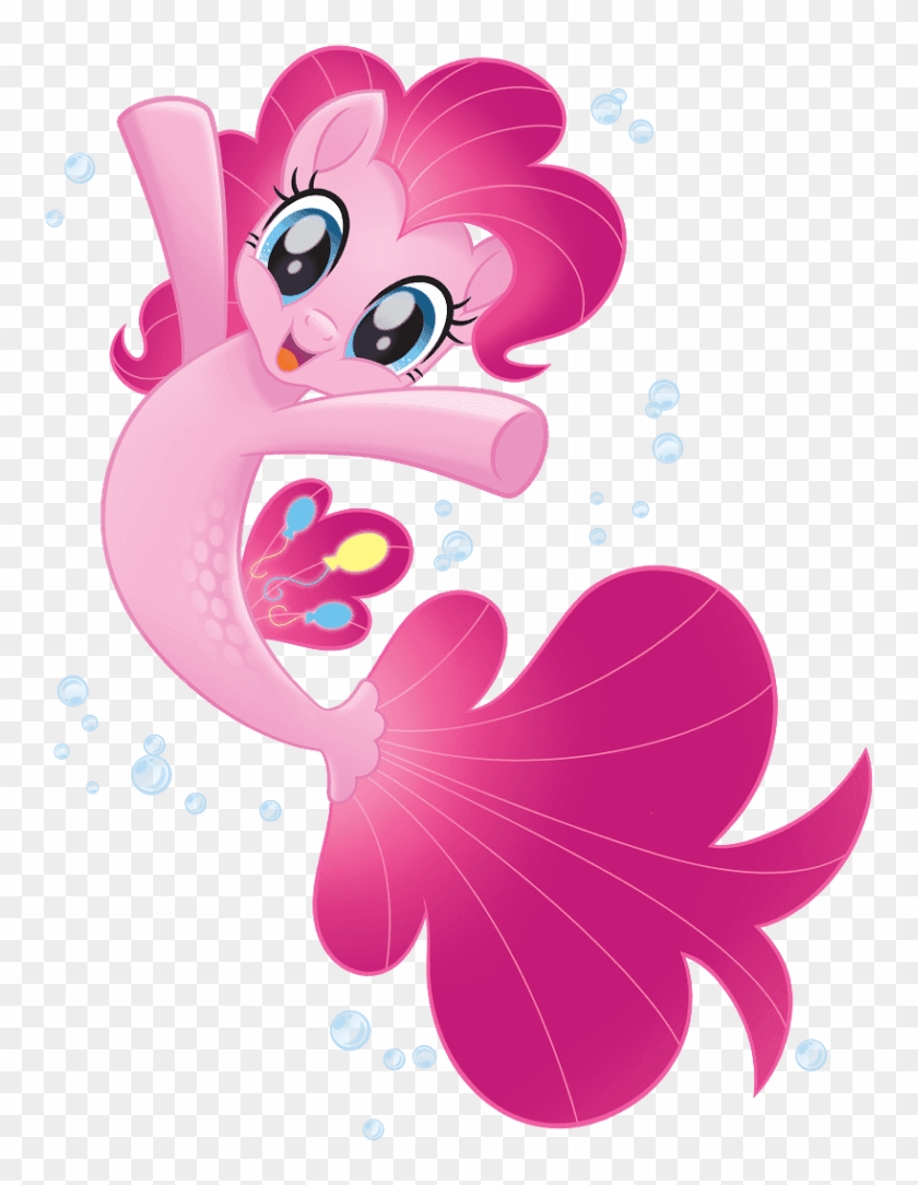 Pinkie Pie Sea Pony Clipart #4193572