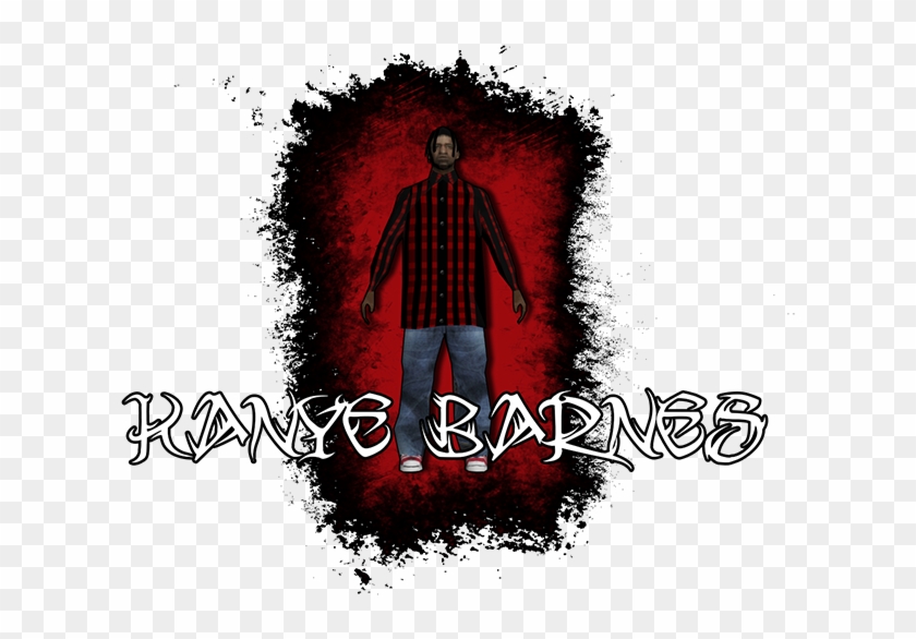 Gta Sa Skin Fam2 Bloods , Png Download - Poster Clipart #4193634