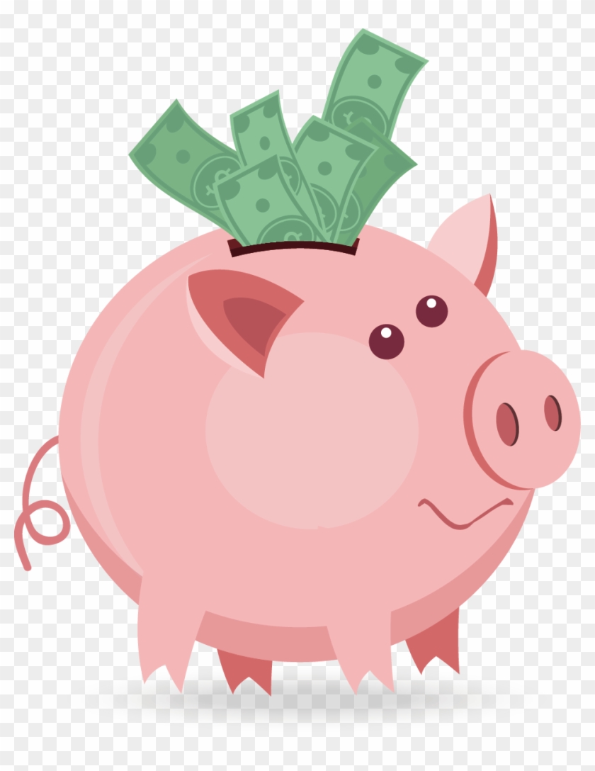 Piggy Bank Money Clipart - Png Download #4193689