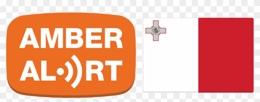 Amber Alert Malta Logo For Display Usage - Cross Clipart