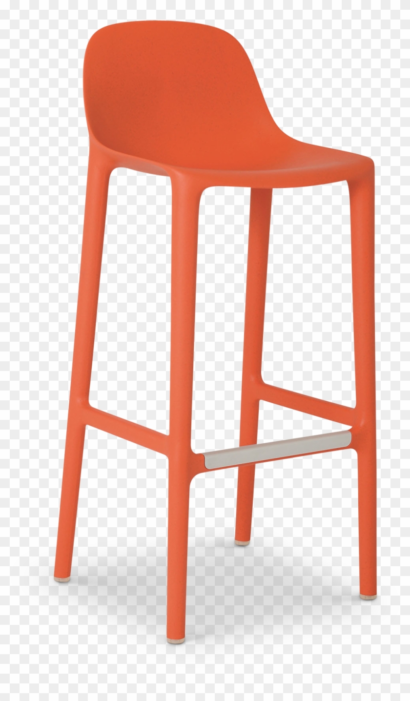 Broom Barstool Orange - Philip Starck Bar Stool Clipart