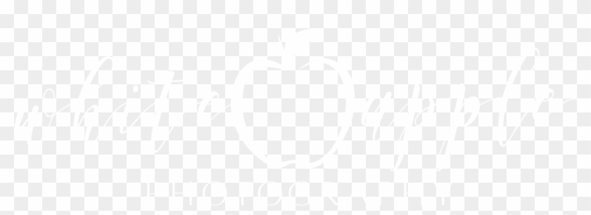 White Apple Photography - Johns Hopkins Logo White Clipart #4194034