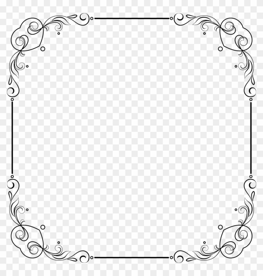Frame Border Element Classic Png Image - White Frame Transparent Background Clipart