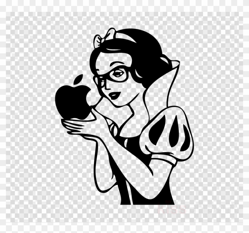 Snow White Apple Macbook Clipart Macbook Pro Macbook - Snow White Apple Sticker Mac - Png Download
