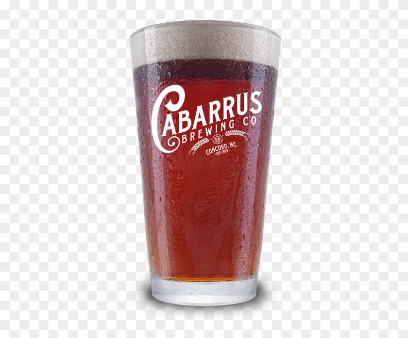 A Medium Bodied Red Ale - Pint Glass Clipart #4194741