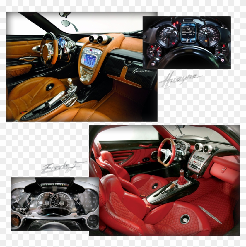 Supercar, Pagani, Huayra, Zonda, Legacy, Comparison, - Pagani Zonda F Inside Clipart #4194766