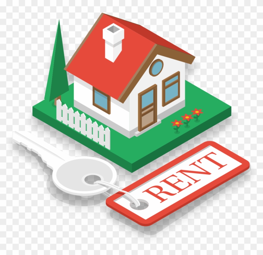 Income Tax Deduction For Rent Paid - Desenho Isometrico Ilustração Clipart #4194787