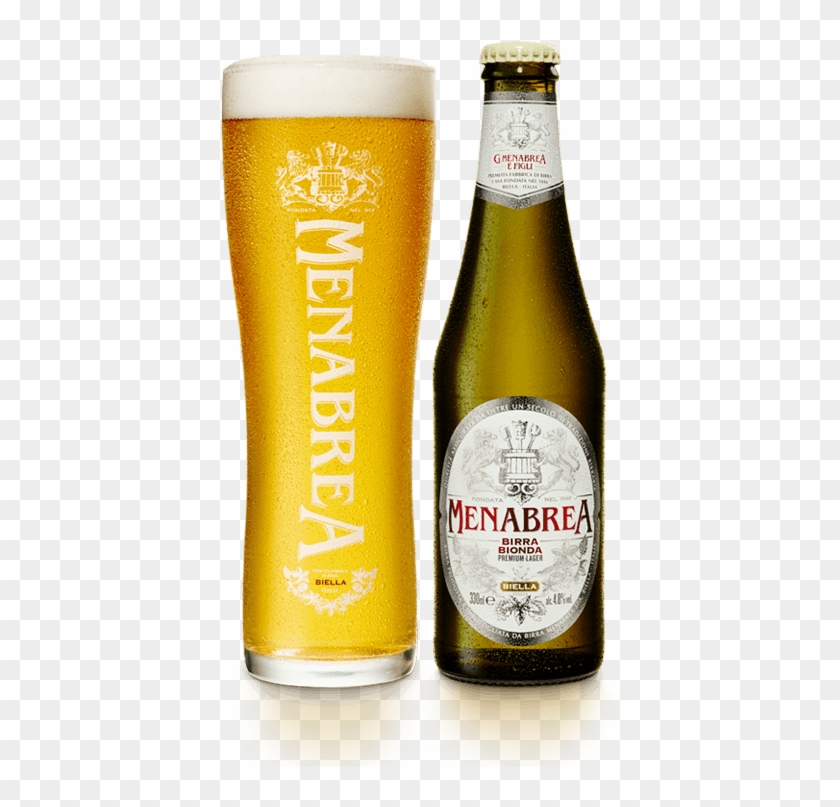 Bottle Of Menabrea Lager - Menabrea Beer Clipart #4194873