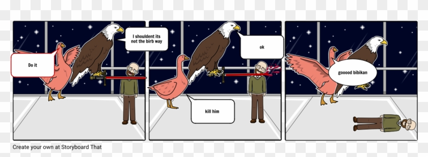 Birb Wars Episode Iii - Cartoon Clipart #4195345