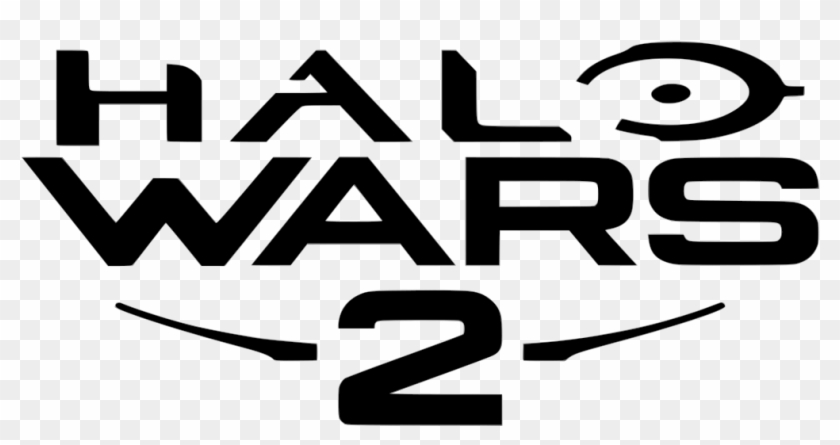 Logo Halo Wars 2 Schwarz - Halo Wars 2 Logo Clipart #4195373