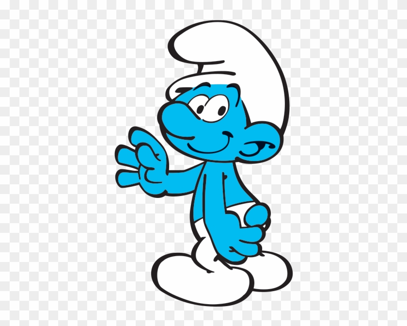 Drawing Smurfs Hat - Cartoon Smurf Clipart #4195924