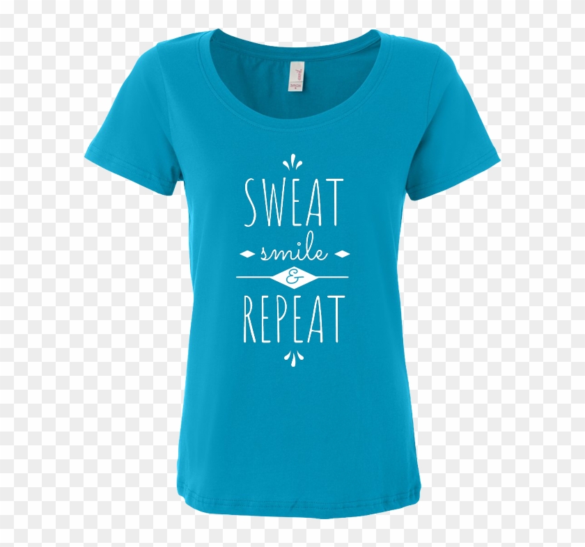Fitness Shirt T-shirt Template - Ladies T Shirt Design Clipart