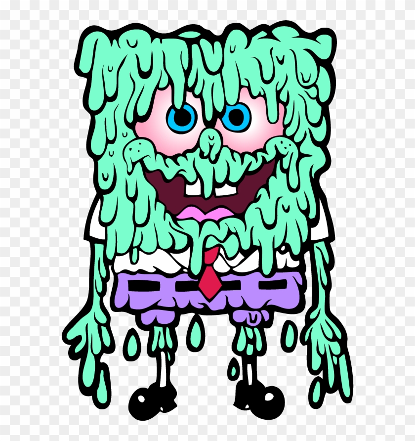 Spongebob - Trippy Spongebob Png Clipart
