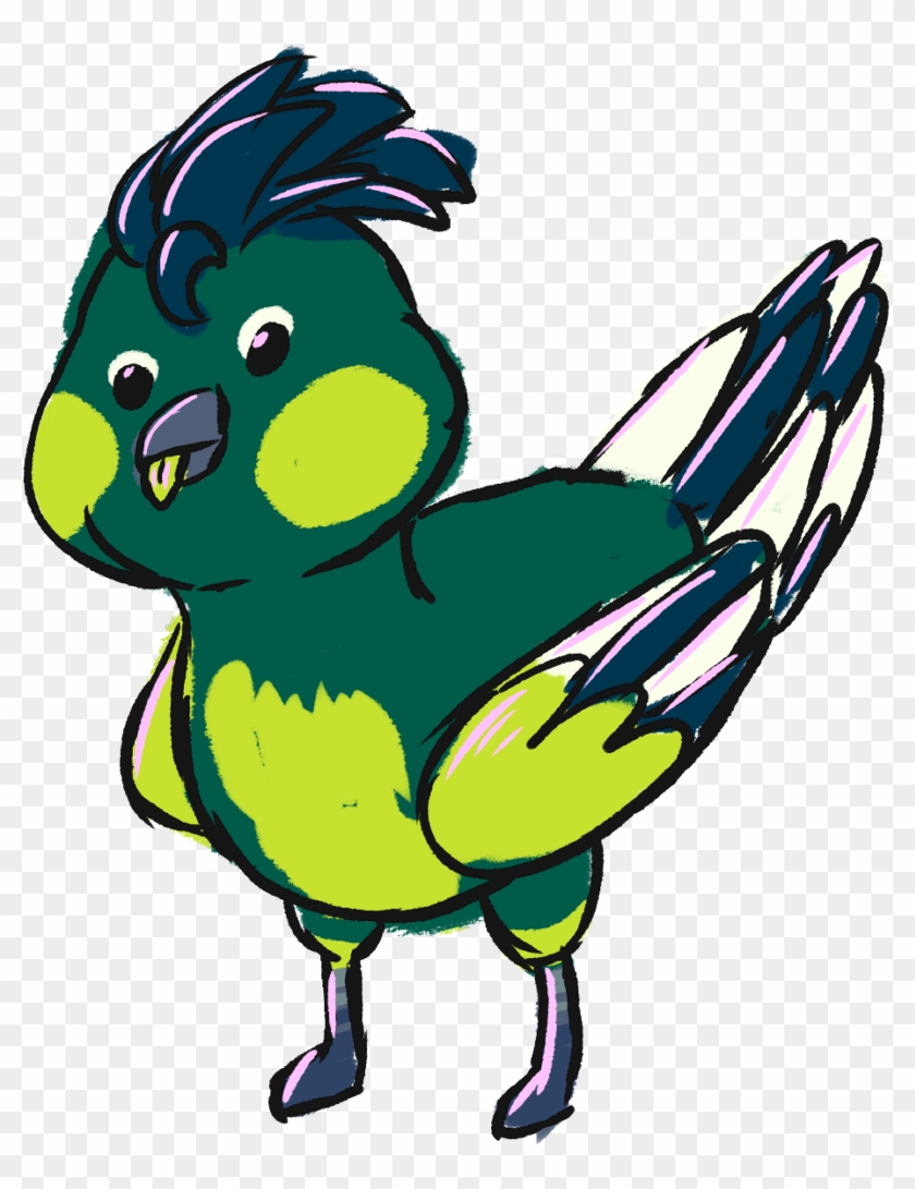 Birb Derpy Dood - Parakeet Clipart #4196715