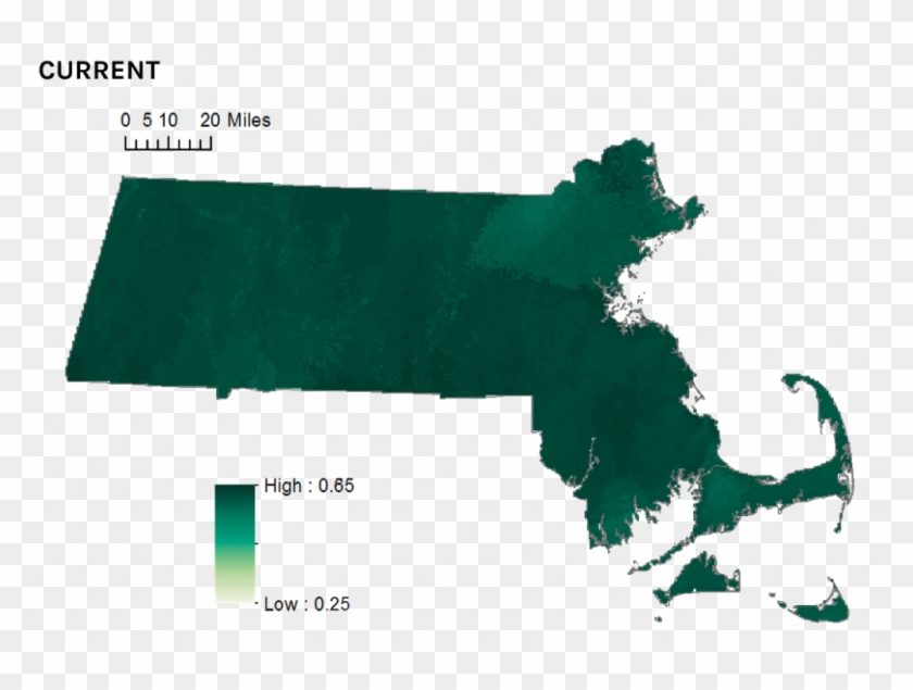 Current Climate Suitability For Ovenbird In Massachusetts - Marijuana Legalization Massachusetts Clipart #4197730
