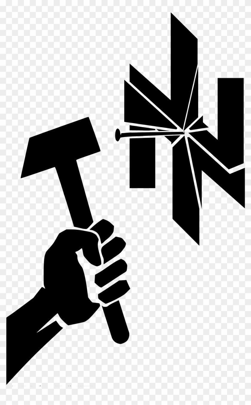 This Free Icons Png Design Of Destroy Fascism Ukraine - Clipart Fascism Transparent Png