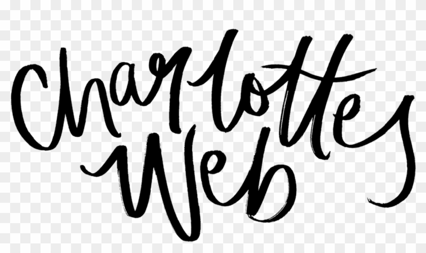 Charlotte's Web Png - Calligraphy Clipart