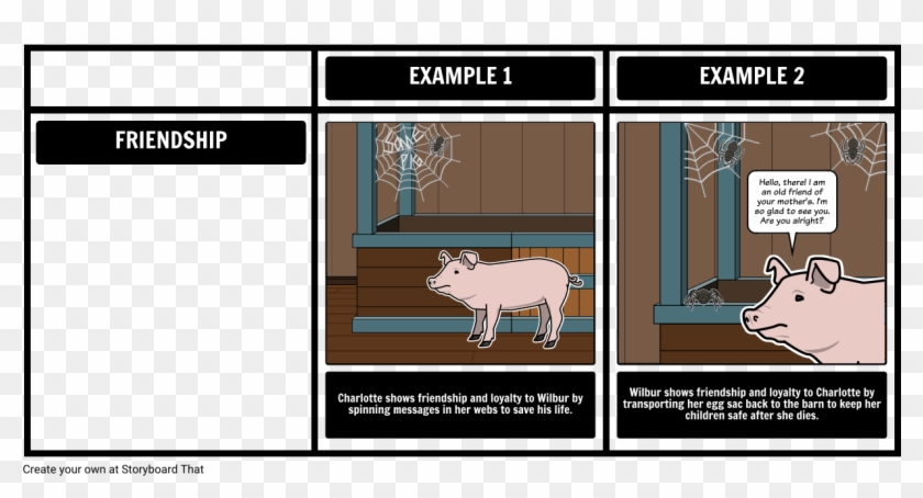 Charlotte's Web Theme - Comic Strip Of How The Camel Got His Hump Clipart