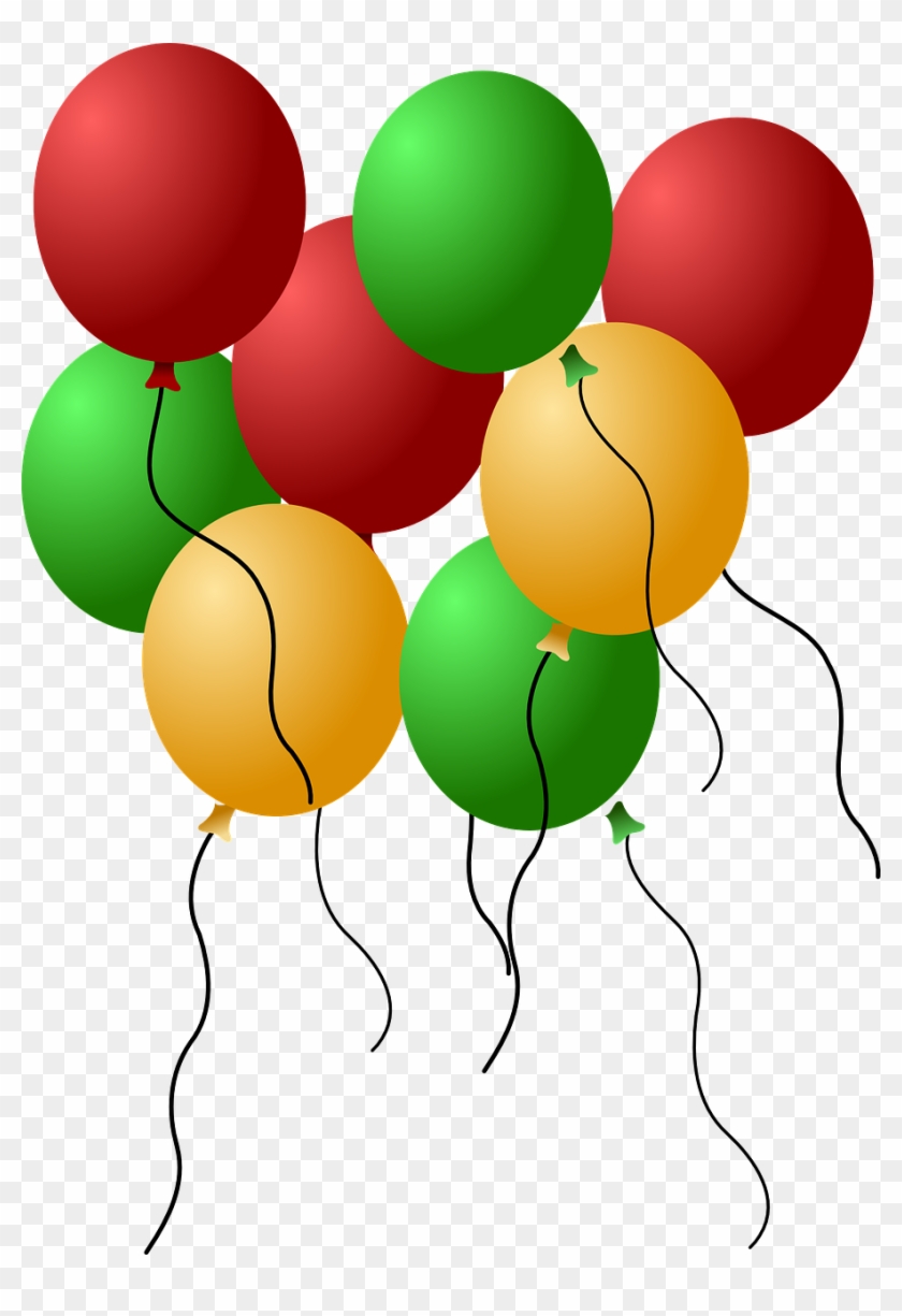 Balloons Group Helium Colorful Png Image - Balon Ulang Tahun Png Clipart #4197898