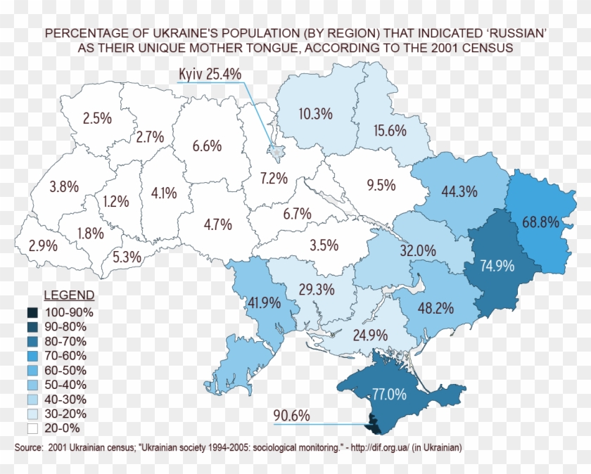 Ukraine - Ukraine Areas Under Russian Control Clipart