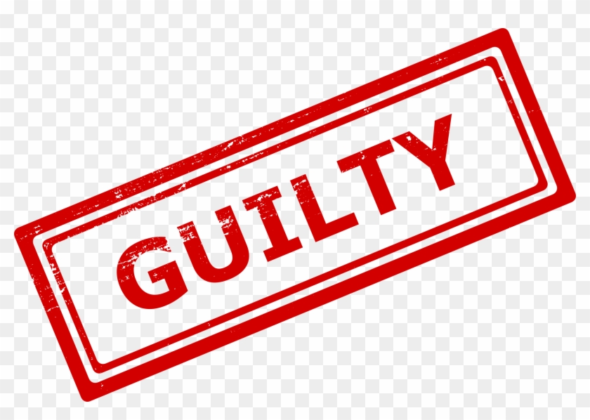 Free Download - Transparent Background Guilty Stamp Clipart