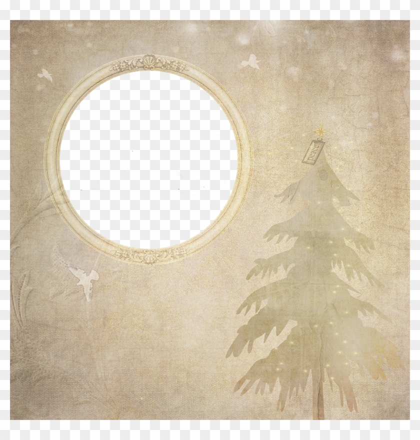 Christmas Frame For Blog - Circle Clipart