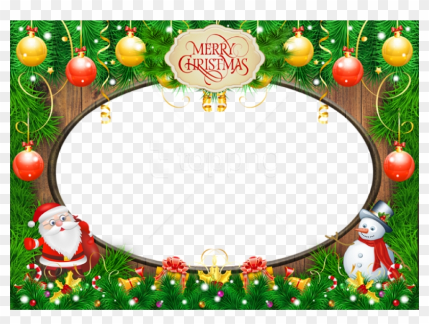 Free Png Christmas Frame Png Images Transparent - Merry Christmas Frame Transparent Clipart