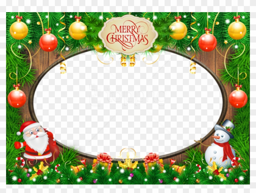 Free Png Christmas Frame Png Images Transparent - Merry Christmas Frame Transparent Clipart #4198426