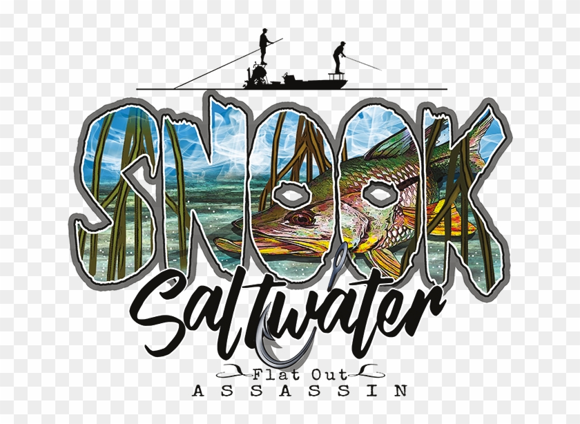 Snook Saltwater Assassin - Graphic Design Clipart