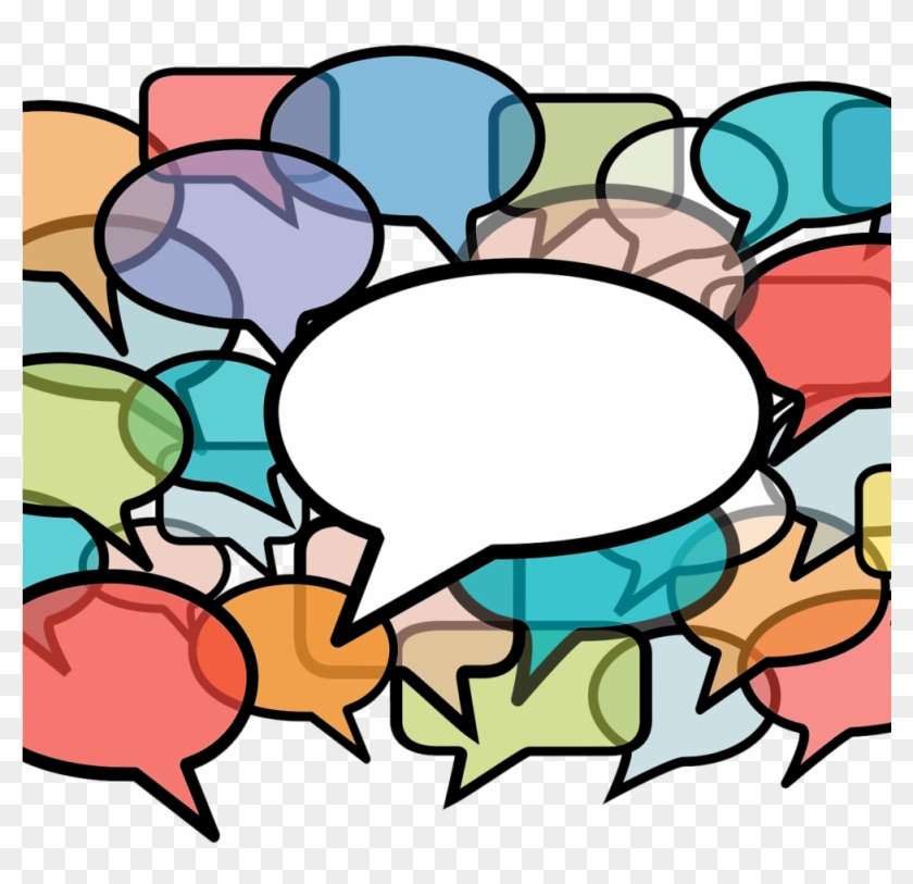 Bigstock Talk In Colors Speech Bubbles 8163794 - Speech And Debate Clipart - Png Download