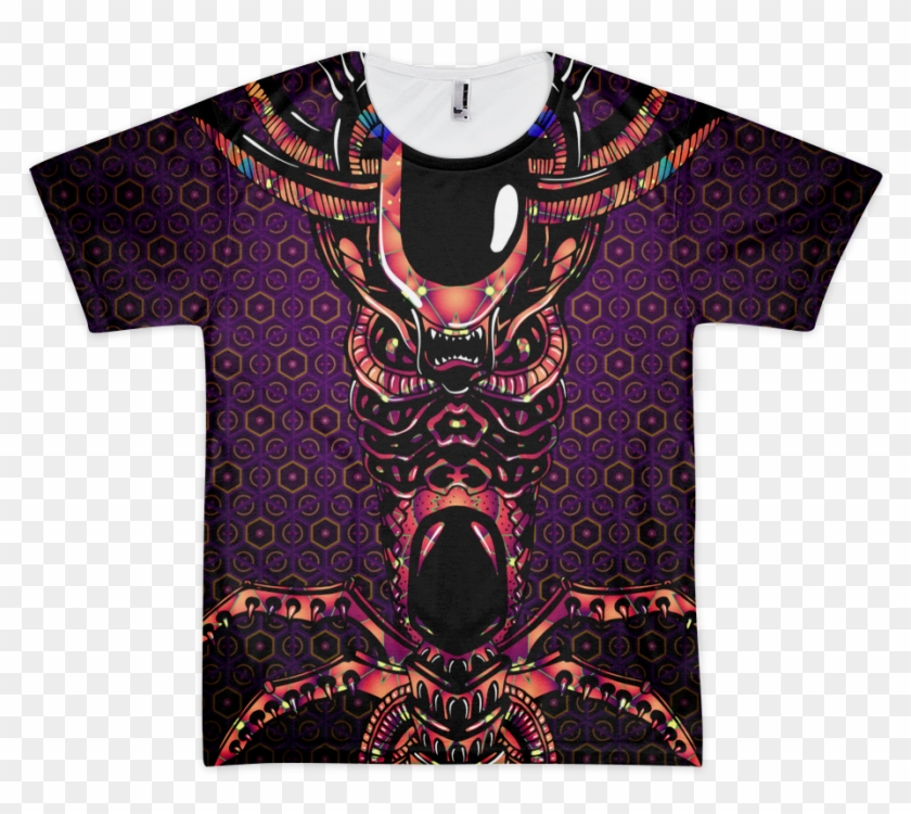 Trippy Vector Alien - Shirt Clipart #4198810