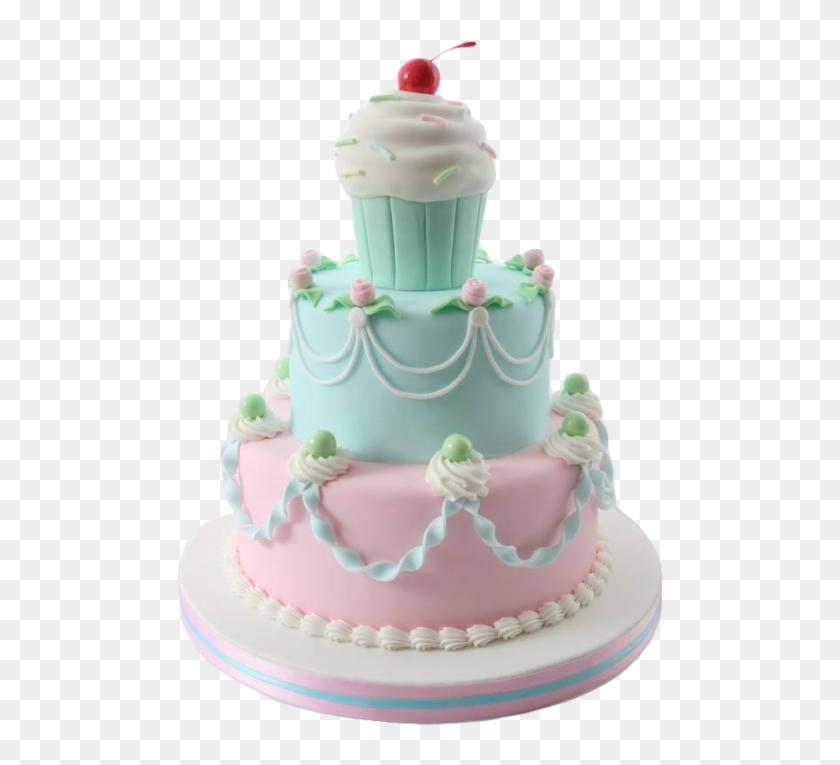Cupcake Png - Beautiful Cake For Girl Clipart