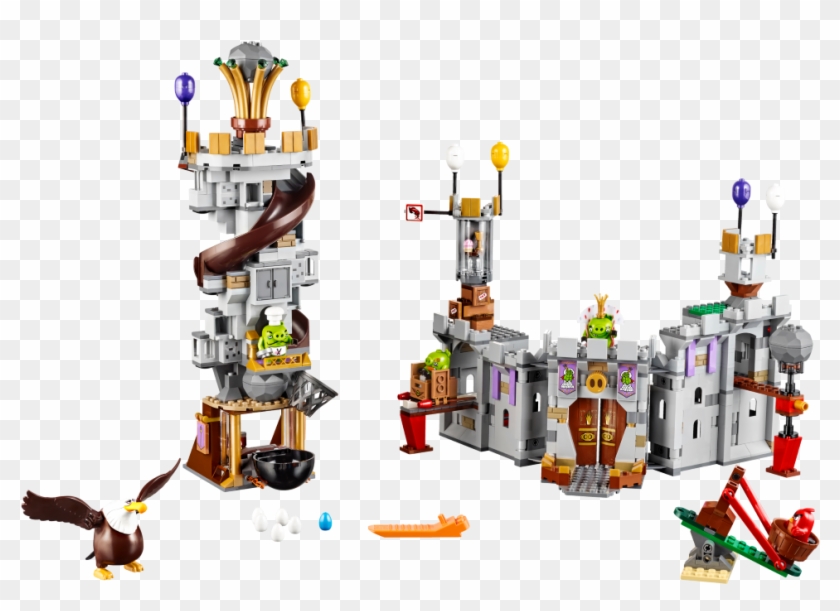 Lego Angry Birds King Pigs Castle , Png Download - Lego King Pig's Castle Clipart #4199345