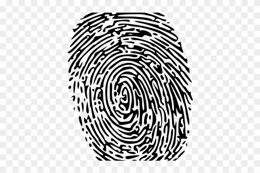 Fingerprint Clipart Transparent Background - Finger Printing - Png Download