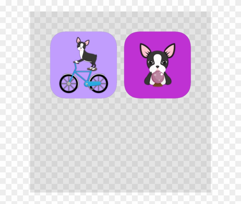 Black Boston Terrier Lovers Emoji Sticker Pack 4 - Cartoon Clipart #4199707