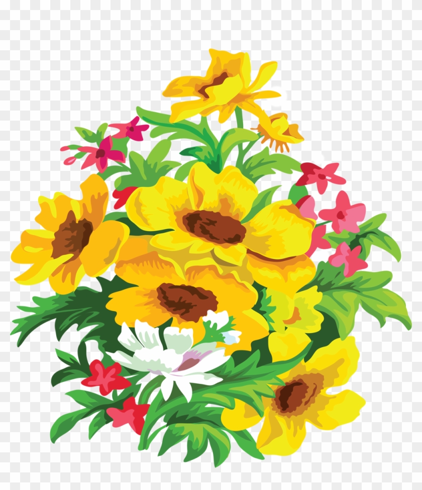 Http - //foto Ramki - Com/predmety/clipart Buket - - Mexican Flowers Transparent - Png Download