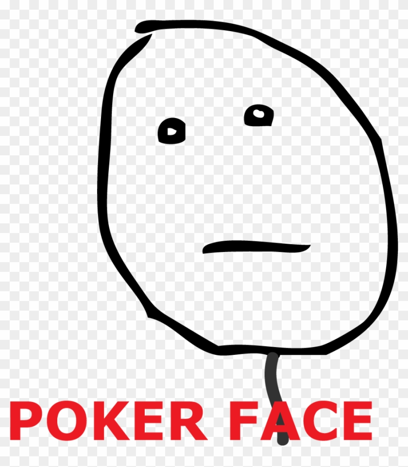 Poker Face Meme Png Clipart #420066