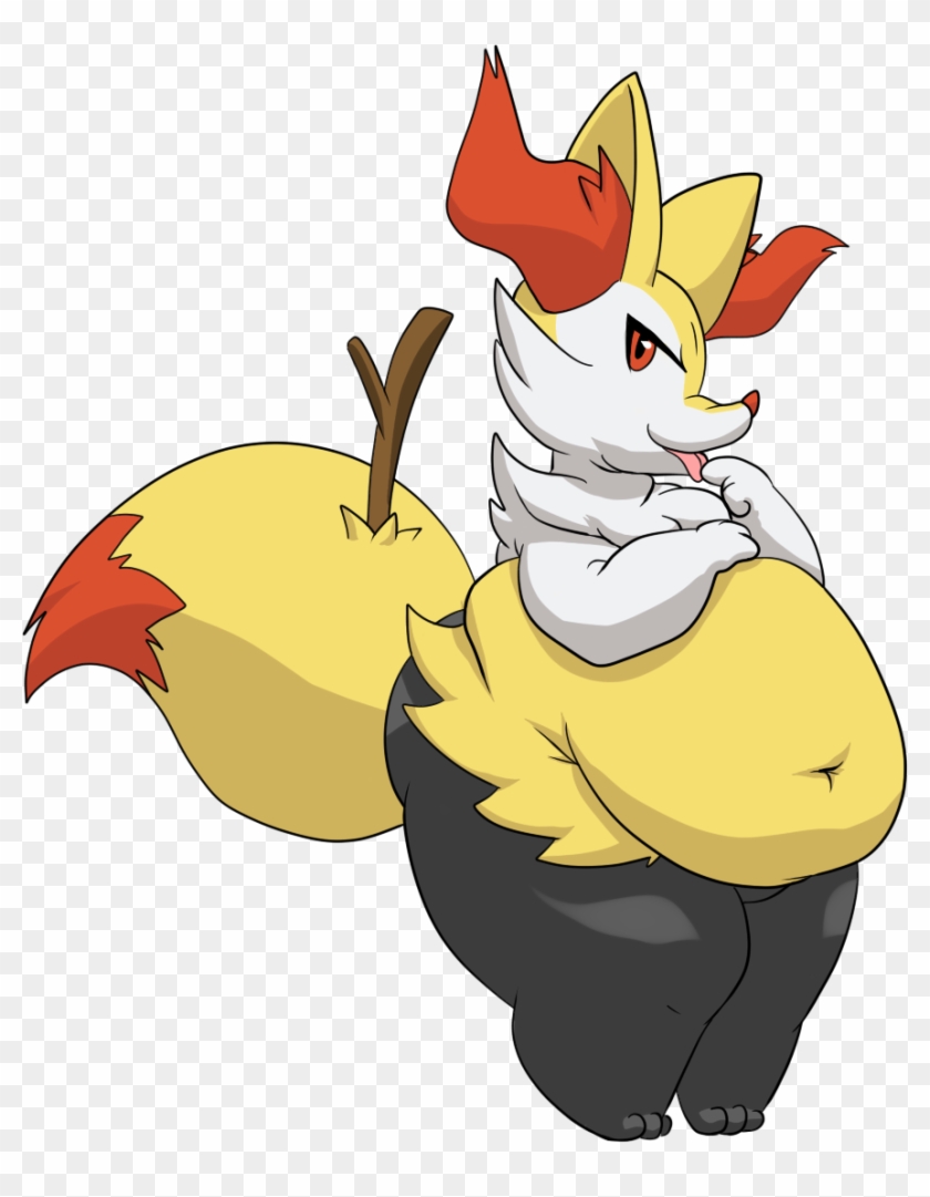Fat Roblox Character , Png Download - Pokemon Braixen Fat Clipart #420241