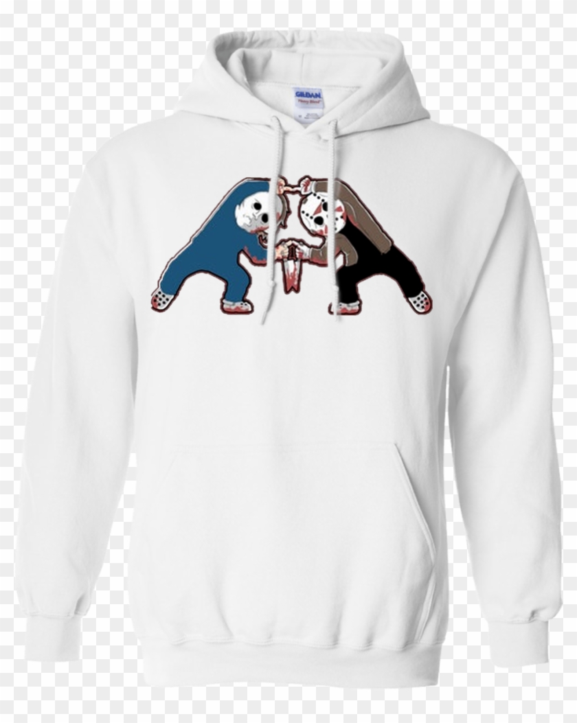 Jason Voorhees & Michael Myers Talk T Shirt Hoodie - White Rugrats Hoodie Clipart #420468