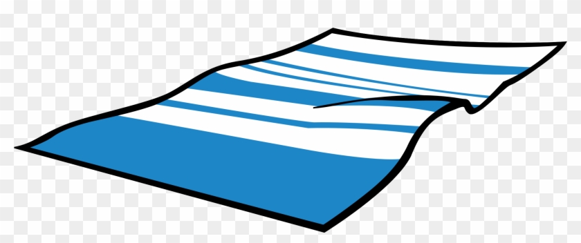 Vacation Beach Blanket - Beach Towel Clipart - Png Download