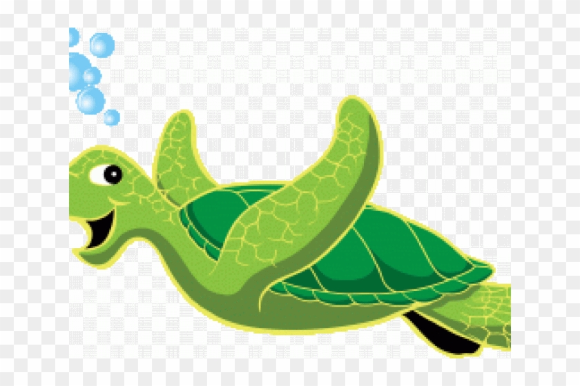 Sea Turtle Clipart Cartoonsea - Green Sea Turtle Cartoon - Png Download