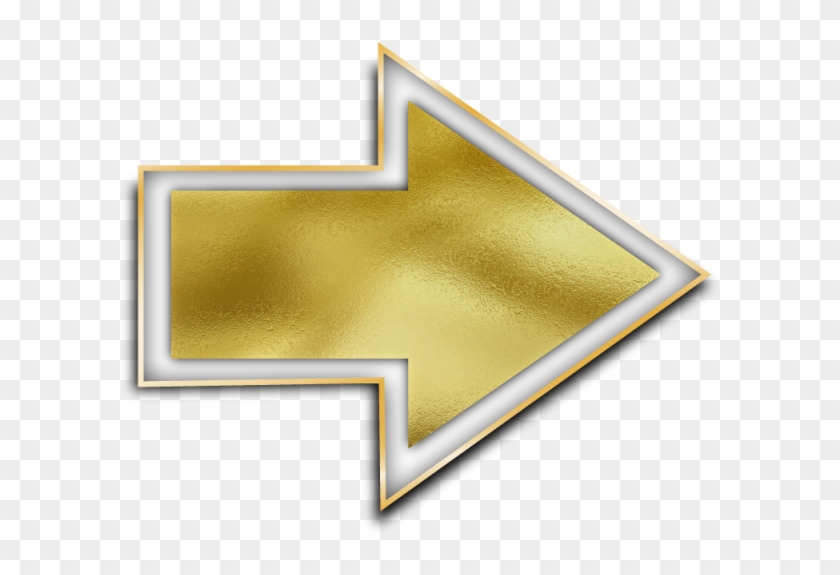 Golden Metal Texture - Gold Arrow Png Clipart