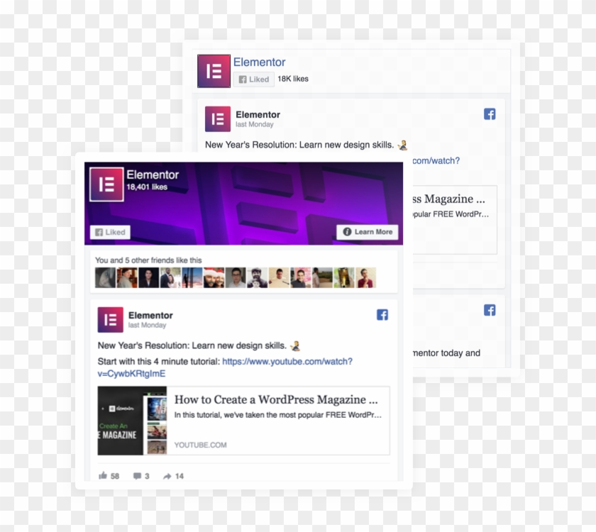 Facebook Page Feed - Facebook Feed Wordpress Clipart
