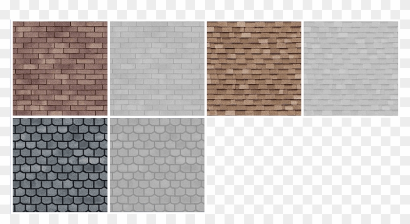 Standing Seam Metal Roof Texture - Brickwork Clipart