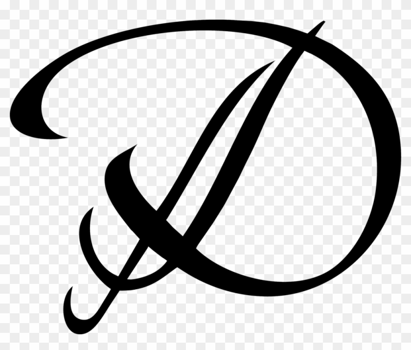 Letter D Dr Odd Logo Png - Calligraphy D Png Clipart #421551